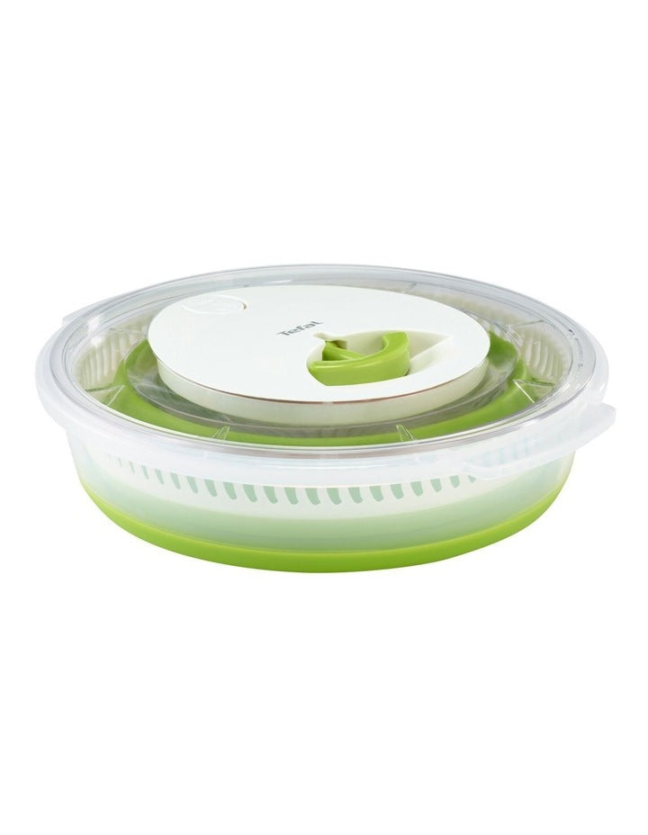 Collapsible Salad Spinner 4L in Green