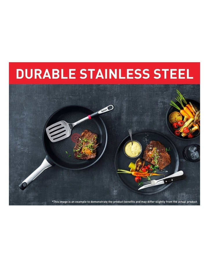 Ingenio Stainless Steel Slotted Turner in Silver
