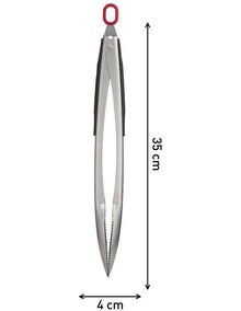Ingenio Stainless Steel Tongs in Silver