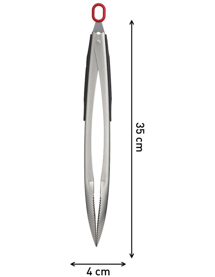 Ingenio Stainless Steel Tongs in Silver