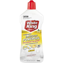 White King Bathroom Power Gel Lemon 750mL