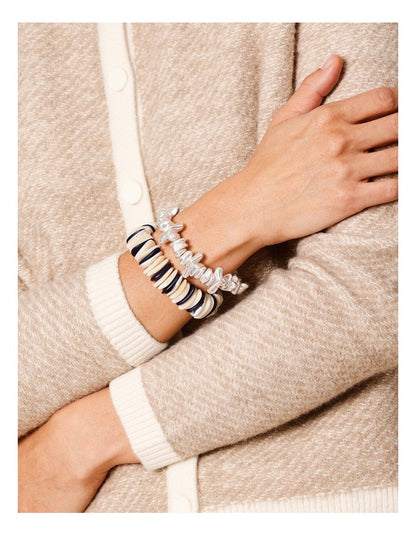 Jangle Stretch 2Pk Bracelet in Blue