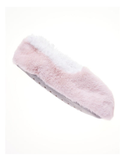 Fluffy Slipper Socks 1 Pack in Dusty Blush