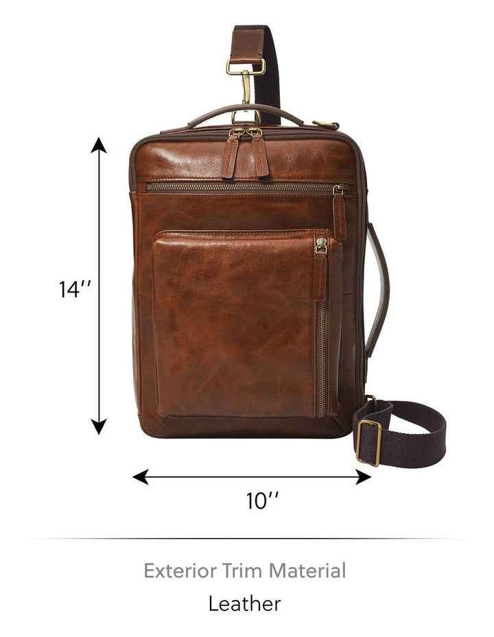 Buckner Computer Backpack in Brown