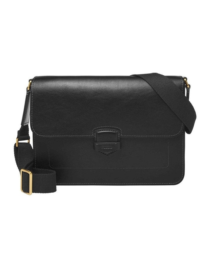 Lennox Messenger Bag in Black