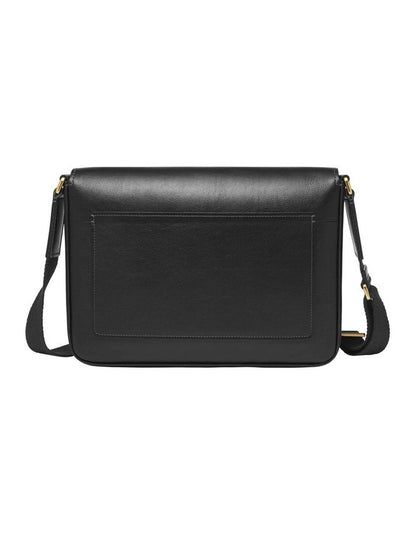 Lennox Messenger Bag in Black