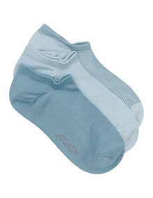 Comfort Classics No Show Socks 3 Pack in Multi