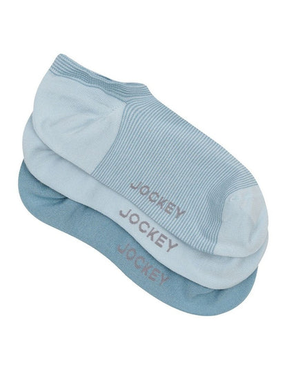 Comfort Classics No Show Socks 3 Pack in Multi