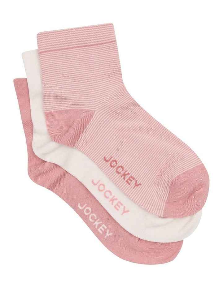 Comfort Classics Anklet Socks 3 Pack in Multi