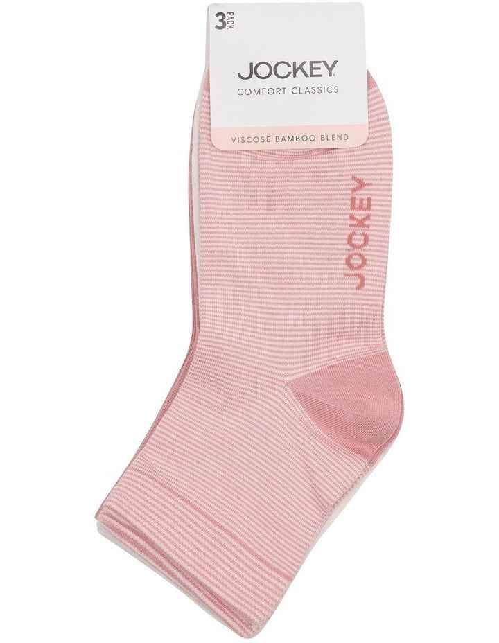 Comfort Classics Anklet Socks 3 Pack in Multi
