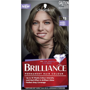 Schwarzkopf Brilliance 73 Frosty Brown Permanent Hair Dye each