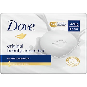 Dove Beauty Bar Original 90g x 4 pack