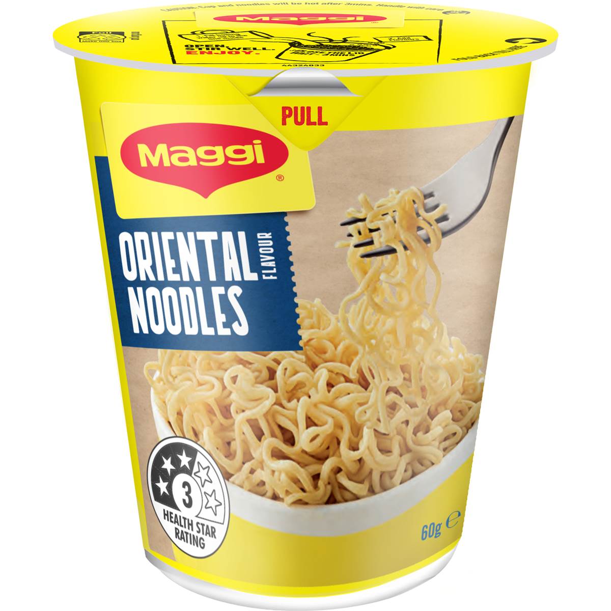 Maggi Oriental Flavour Cup Instant Noodles 60g