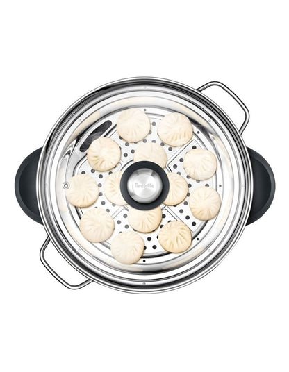 the Hot Wok & Steam, Brushed Stainless Steel,  BEW820BSS