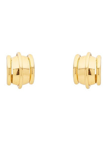 Chunky Stud Earrings in Gold