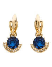 Nouveau Clip On Earrings in Navy