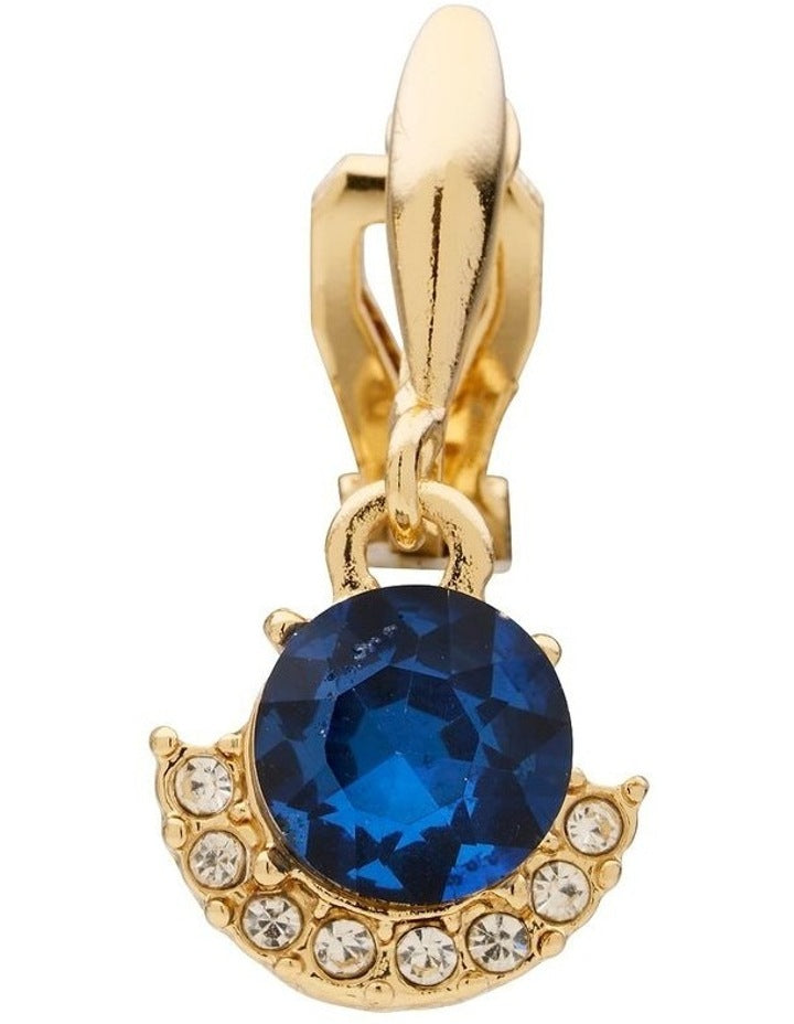 Nouveau Clip On Earrings in Navy