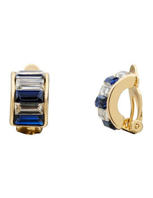 Moulin Clip Earrings in Navy