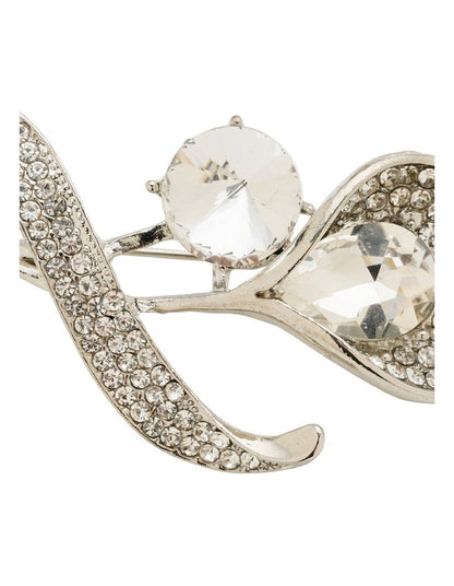 Tulip Crystal Brooch in Crystal