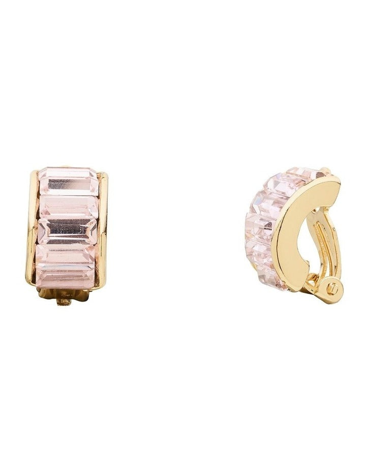 Moulin Clip Earrings in Light Pink
