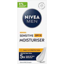 Nivea Men Sensitive Protective Moisturiser SPF 15 75mL
