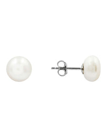 Classic Pearl Studs Extra Large in White