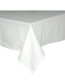 Copenhagen Linen Union Tablecloth White 150cmx230cm