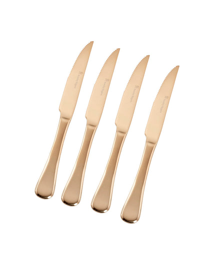 St Chelsea Gold 4-piece Steak Knive Set