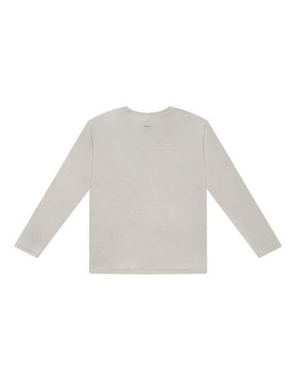 The Indie Newport Long Sleeve Tee (8-16 Years) in Grain
