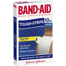 Band-Aid Tough Strips Extra Large Fabric Bandages 10 Pack