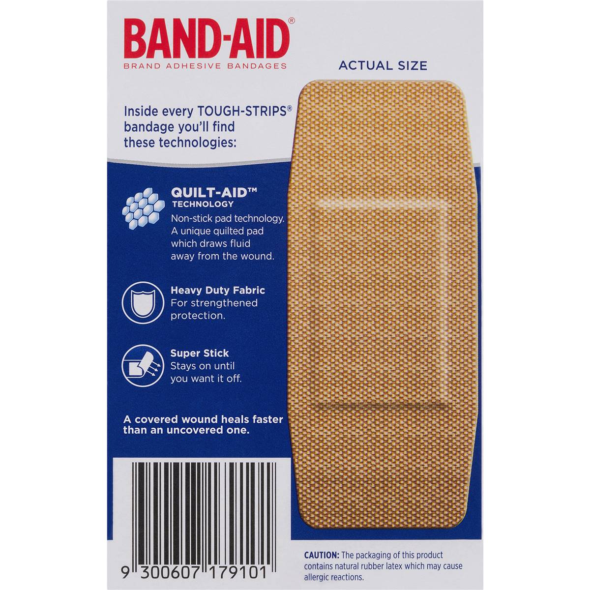 Band-Aid Tough Strips Extra Large Fabric Bandages 10 Pack