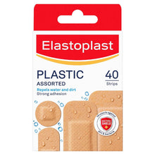 Elastoplast Water Resistant Plastic Plasters Assorted 40 Pack