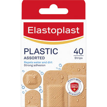 Elastoplast Water Resistant Plastic Plasters Assorted 40 Pack