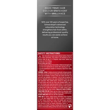 Schwarzkopf Brilliance 95 Smoky Grey Permanent Hair Dye each