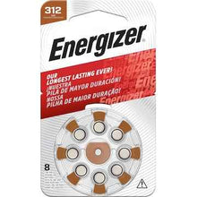 Energizer Hearing Aid Batteries 312 8 pack