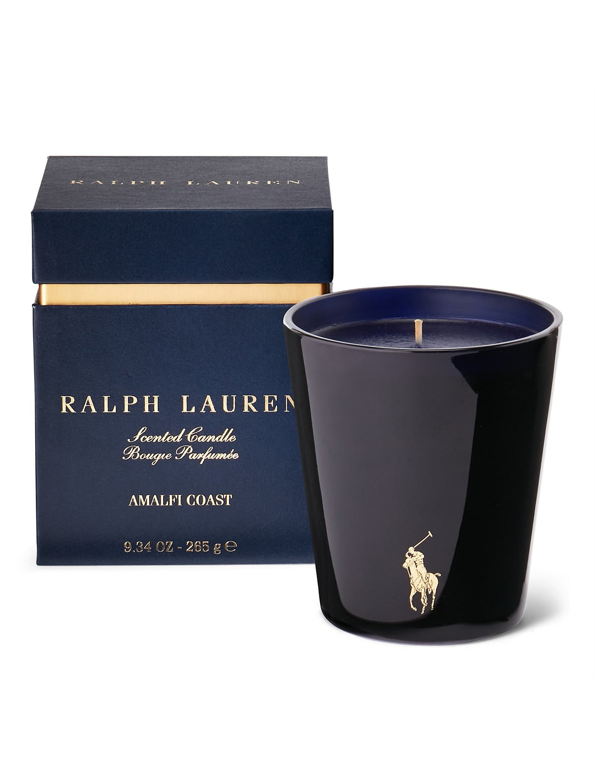 Amalfi Coast 9.34oz Soy Wax Scented Candle Navy
