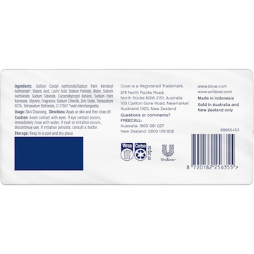 Dove Beauty Bar Original 90g x 6 pack