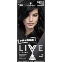 Schwarzkopf Live 1-0 Black Permanent Hair Dye each