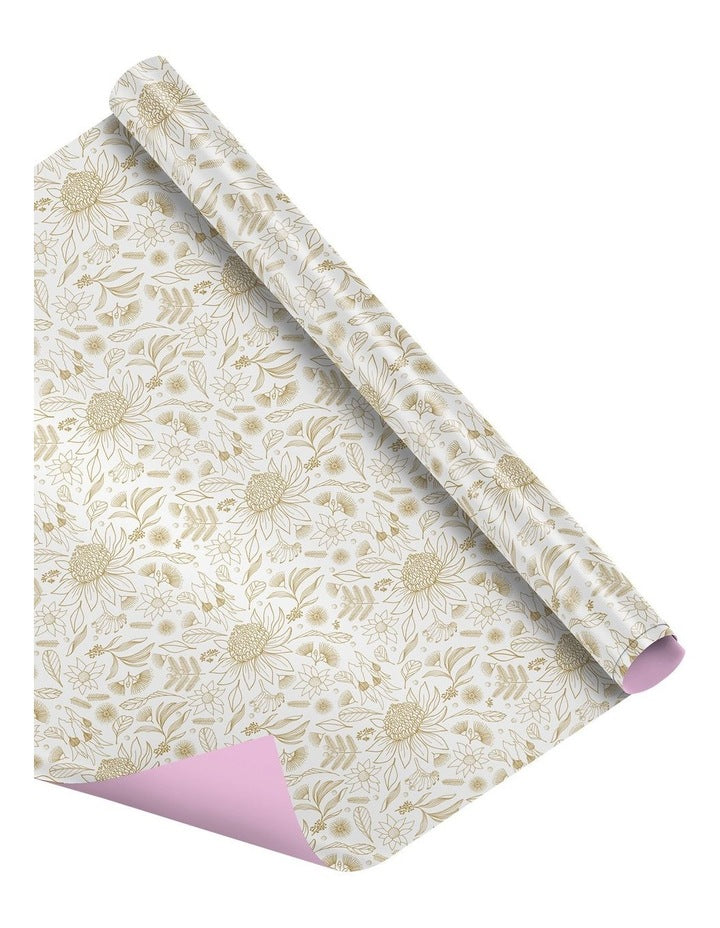 Golden Botanics Roll Wrap in Multi