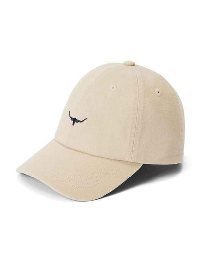 Mini Longhorn Twill Cap in Ecru