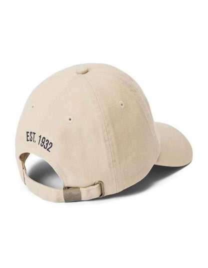 Mini Longhorn Twill Cap in Ecru
