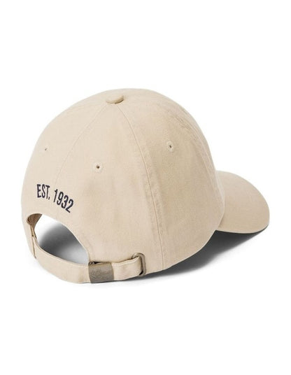 Mini Longhorn Twill Cap in Ecru
