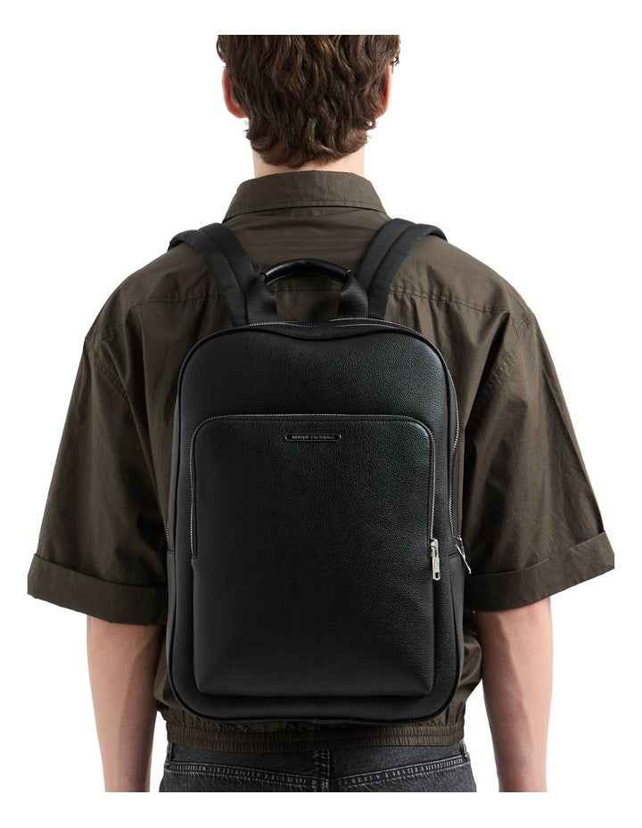 Black Rectangular Backpack