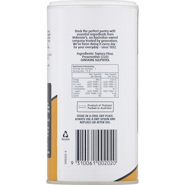 McKenzie's Arrowroot Tapioca Flour 175g