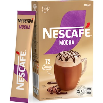 Nescafe Mocha Coffee Sachets 10 pack