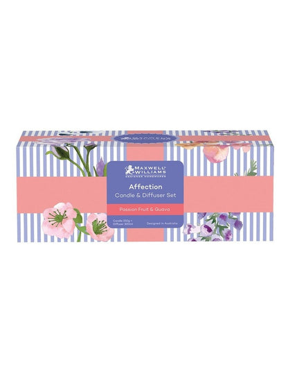 Affection Passion Fruit Guava Candle 250g and Diffuser 300ml Set