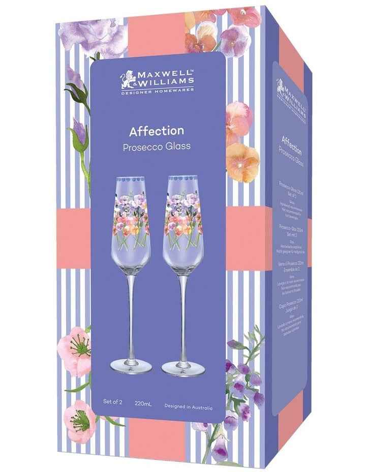 Affection Prosecco Glass 220Ml Set of 2 Gift Boxed in Multi
