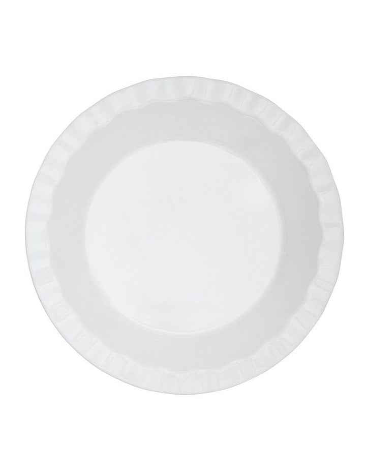 Blooms Fluted Pie Dish 21.5x4cm Gift Boxed in White
