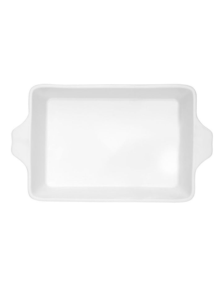 Blooms Rectangular Baker 32x22.5x6.5cm Gift Boxed in White