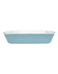 Blooms Rectangular Baker 32x22.5x6.5cm Gift Boxed in Blue